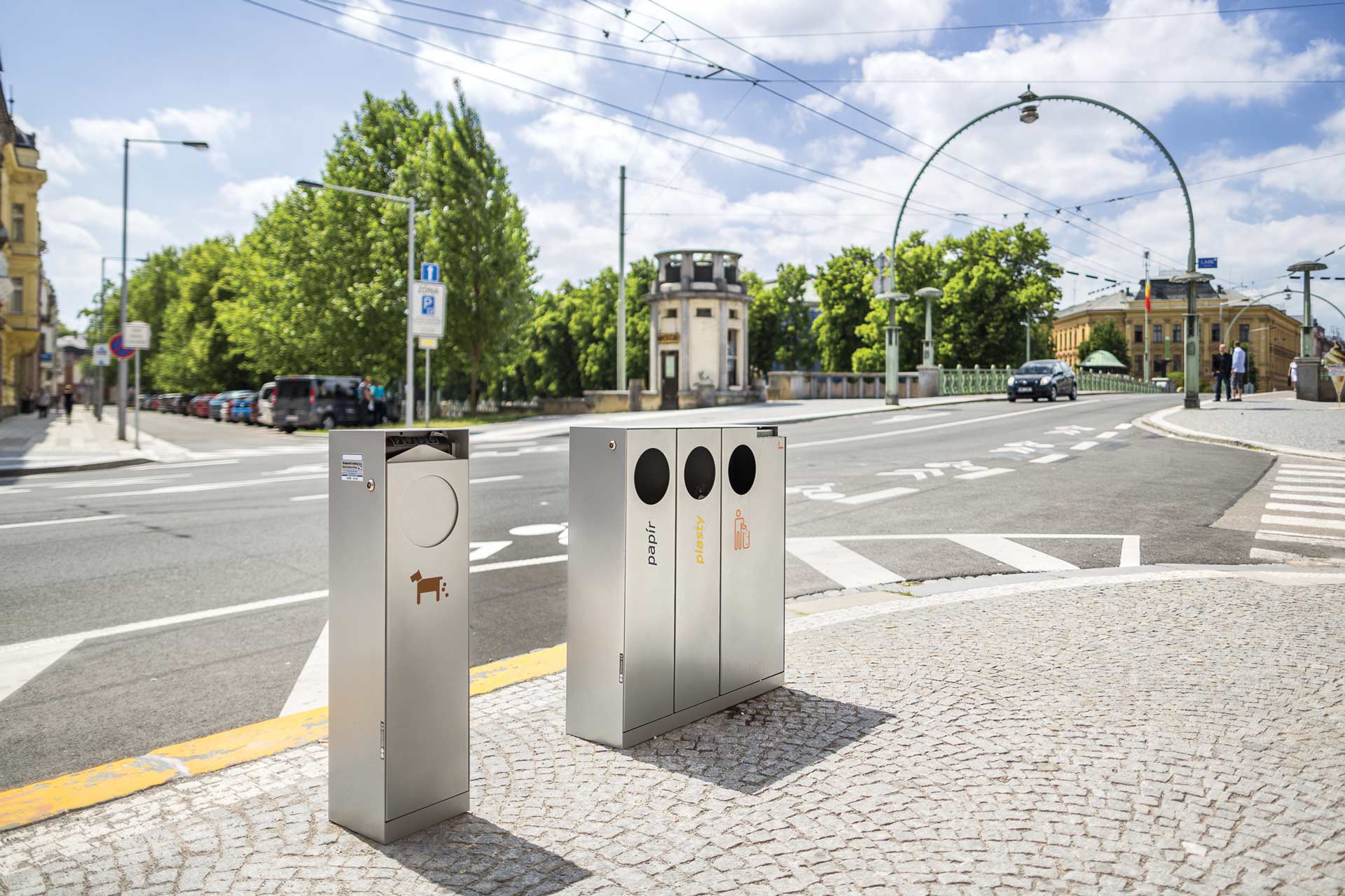 arredo urbano in acciaio inox